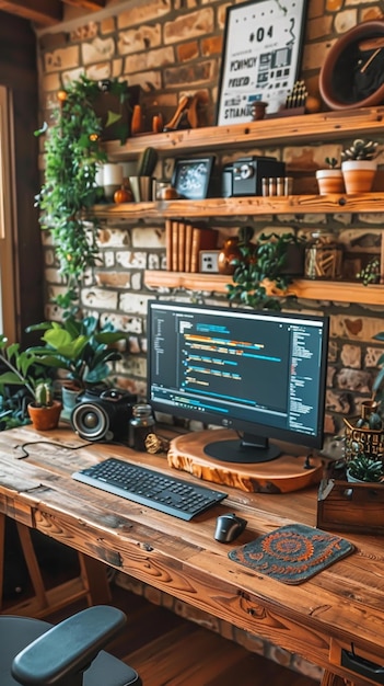 Blockchain development with smart contract code on screen